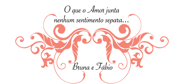 logo bruna e fabio wedding